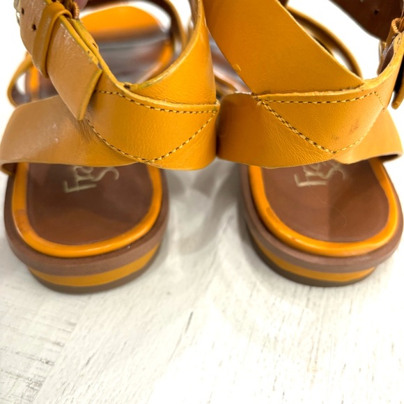 Franco Sarto L-Moni Saffron Yellow Sandal Size 8.5 M - Picture 5 of 15